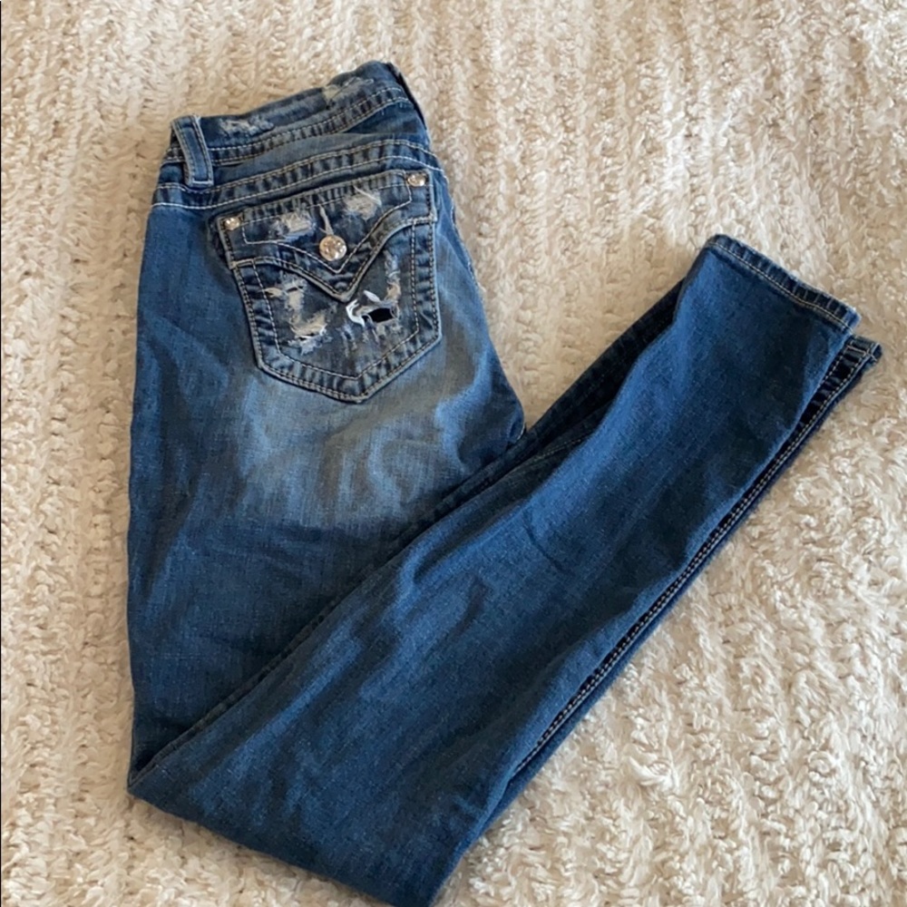 Miss Me Mid-Rise Skinny Jeans size 28